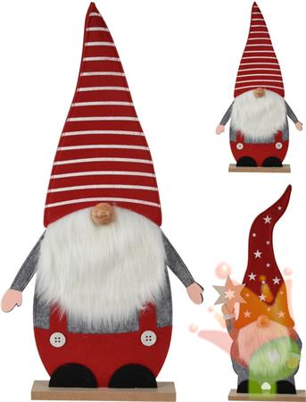 BABBO NATALE IN FELTRO 61 CM - 2 ASS