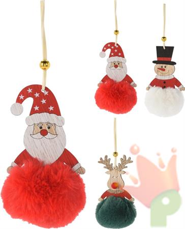 PENDENTE FIGURA NATALIZIA 12 CM - 3 ASS