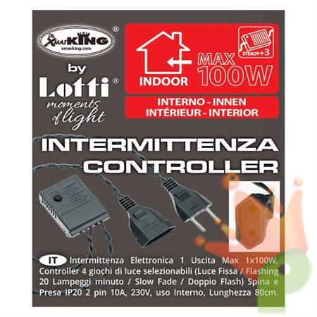 CONTROLLER LUCI INTERMITTENZA ELETTRONICA 1 USCITA MAX 1X1000W