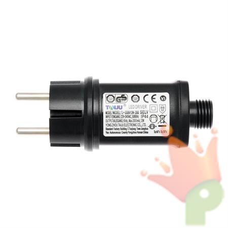 RICAMBIO TRASFORMATORE CON SPINA EU IP44 USCITA 6V DC MAX 12W