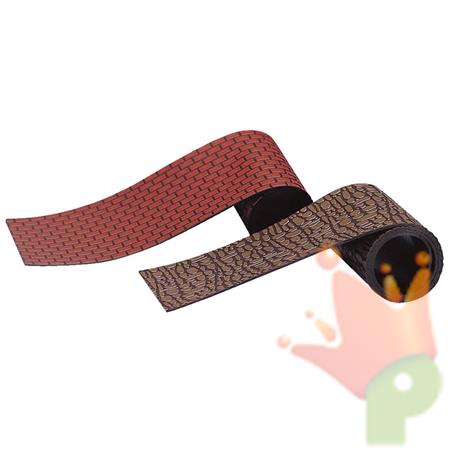 SET 2 PZ STRADA DI MATTONI E GHIAIA 0,1x45,7x6,4 cm
