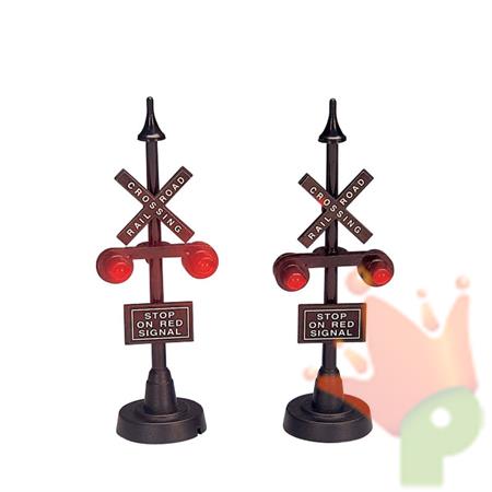 SEMAFORO FERROVIARIO SET 2 PZ 10,1 CM