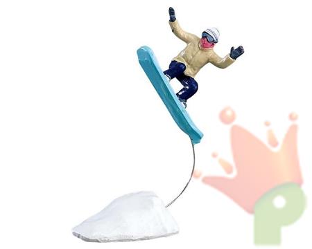 SCIATORE SNOWBOARD 10,2X6x3,7 cm