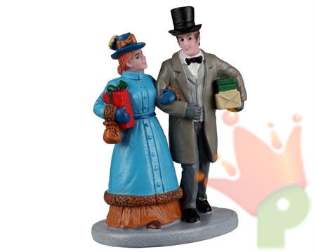 PERSONAGGI SHOPPING NATALIZIO 8X5X3,7 CM