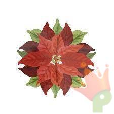 SOTTOPIATTO STELLA DI NATALE 35 CM 4 PZ