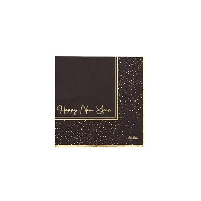 TOVAGLIOLI HAPPY NEW YEAR 33X33 CM - 16 PZ