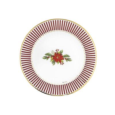 PIATTI MAXI 33 CM CHRISTMAS FLOWER 6 PZ