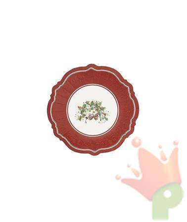 PIATTI LIBERTY CHRISTMAS TRADITION 27 CM 8 PZ