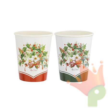 BICCHIERI 250 CC CHRISTMAS TRADITION 8 PZ
