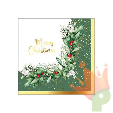 TOVAGLIOLI CHRISTMAS GARLAND 3 VELI 33X33 CM 16 PZ