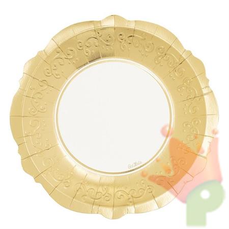 PIATTI SOLID LIBERTY GOLD WHITE 27 CM 8 PZ