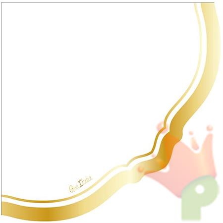 TOVAGLIOLI LIBERTY GOLD WHITE 33X33 CM 16 PZ