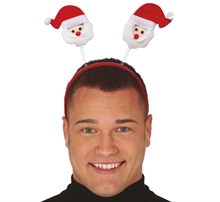CERCHIETTO CON MOLLA BABBO NATALE