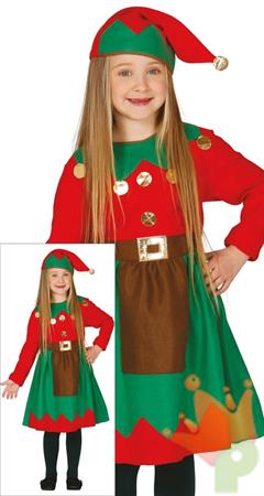 COSTUME ELFO BAMBINA 5-6 ANNI