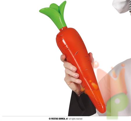 CAROTA ARANCIONE FINTA PLASTICA  42 CM