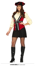 COSTUME PIRATA DONNA TAGLIA L 42-44