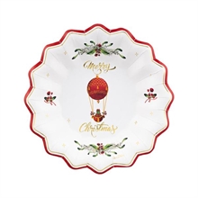 PIATTI FONDI CHRISTMAS IN THE AIR 24 CM 8 PZ