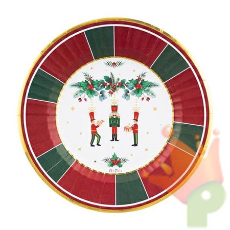 PIATTI LA FAVOLA DI NATALE 27 CM 8 PZ