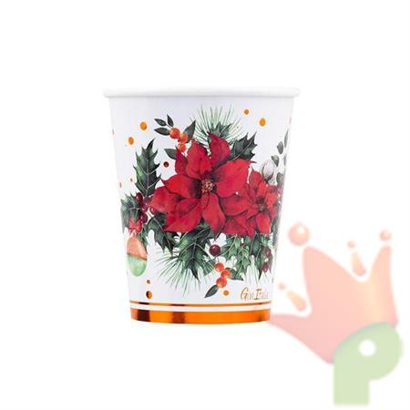 BICCHIERI 250 CC JOIE DE NOEL 8 PZ