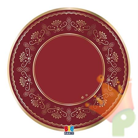 SOTTOPIATTI ROYAL ROSSO 32CM 6PZ