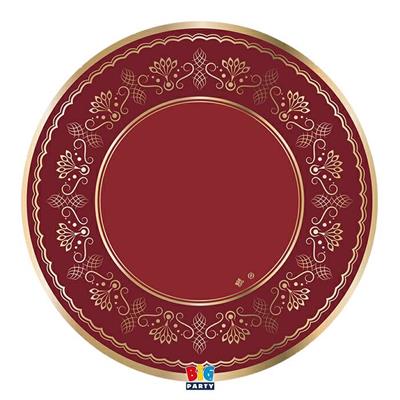 SOTTOPIATTI ROYAL ROSSO 32CM 6PZ