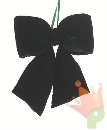 FIOCCO IN VELLUTO VERDE 48 CM