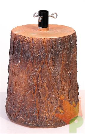 BASE ALBERO TRONCO IN LEGNO MARRONE 22X30 CM