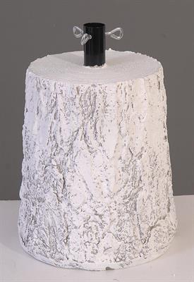 BASE PER ALBERO DI NATALE TRONCO BIANCO 50 CM