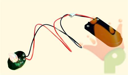 EFFETTO FUOCO 1 LED TREMOLANTE A BATTERIE