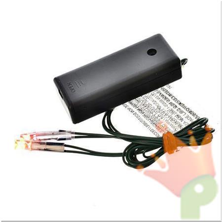 EFFETTO FUOCO 2 LED TREMOLANTI A BATTERIA
