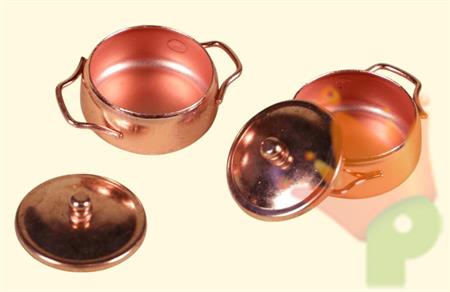 PENTOLE IN RAME SET 2 PZ