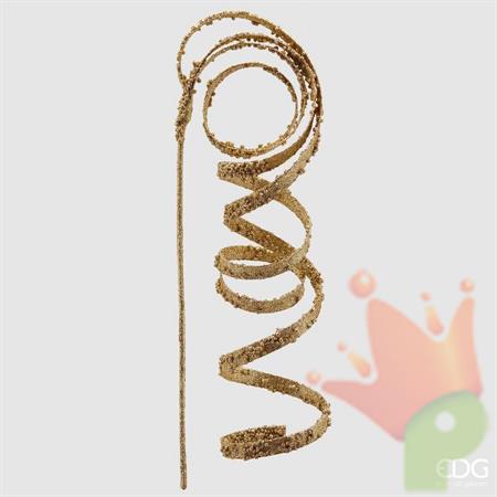 RAMO LIANA ONDULATO GLITTER ORO H.120