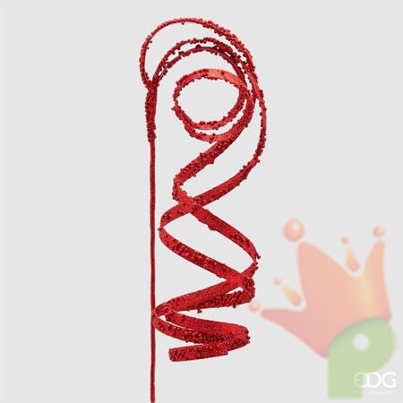 RAMO LIANA ONDUATO GLITTER ROSSO H.120