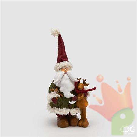 BABBO NATALE CON RENNA H.29