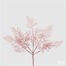 RAMETTO FELCE ROSA GLITTER H.46 CM