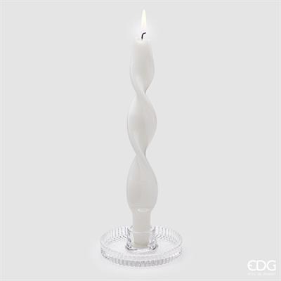 PORTACANDELE DISCO A RIGHE H.3 CM