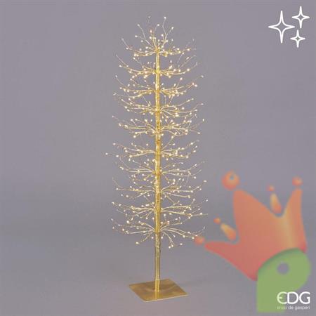 ALBERO DI NATALE LUMINOSO ORO 400 LED BIANCO CALDO