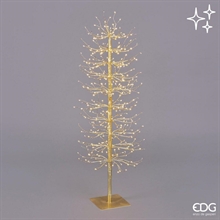 ALBERO DI NATALE LUMINOSO ORO 400 LED BIANCO CALDO