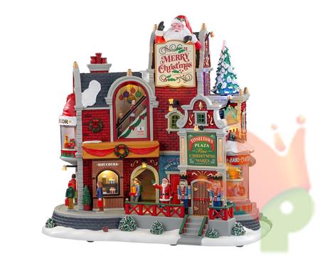 VILLAGGIO NATALIZIO PIAZZA TINSELTOWN 31x32,5x19,5 CM N:1