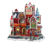 VILLAGGIO NATALIZIO PIAZZA TINSELTOWN 31x32,5x19,5 CM N:1