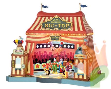 TENDONE CIRCO CON LUCI MOVIMENTO SUONO 26,1X28,5X22,3 CM