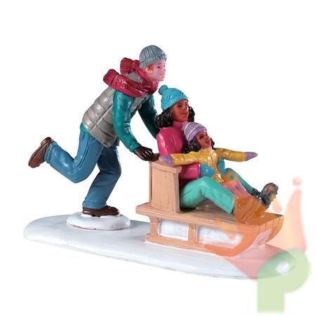 FAMIGLIA CON SLITTINO 6,7X9,5X3,8 CM