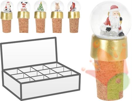 TAPPO BOTTIGLIA NATALE 1 PZ ASSORTITO