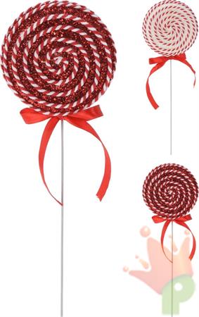 PICK LECCA LECCA BIANCO ROSSO 26 CM