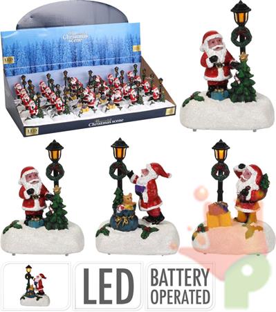 SCENA NATALE CON LED 12 CM