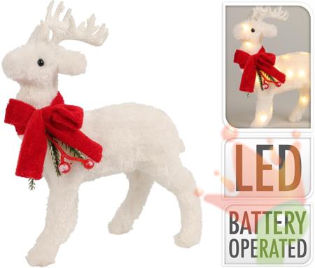 RENNA BIANCA CON LED