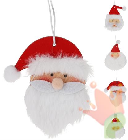 BABBO NATALE IN FELTRO DA APPENDERE