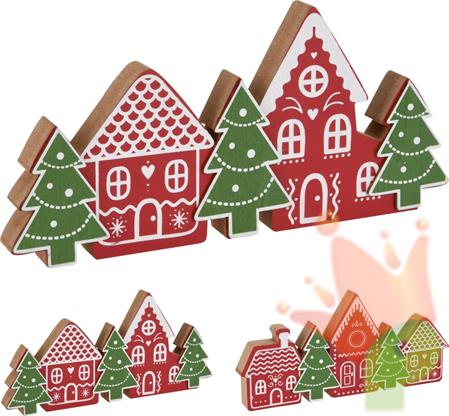 CASETTE CON ALBERI IN LEGNO MDF 24X11 CM ASSORTITO