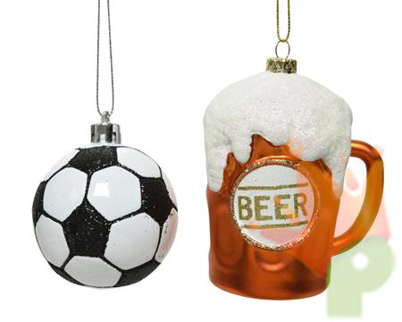 PALLONE/BIRRA IN PLASTICA DA APPENDERE