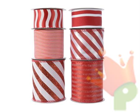NASTRO ROSSO BIANCO ASSORTITO